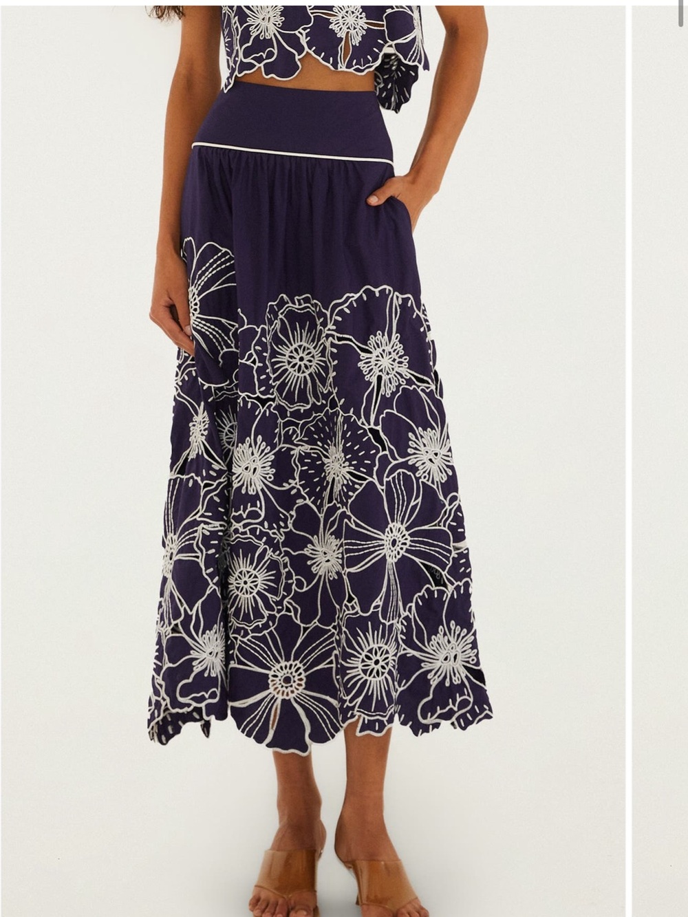 FARM Rio Embroidered Top and Skirt Cotton - Picture 4 of 4